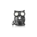 Applique extrieure hibou ip44 dtecteur mouvement yeux led orientables