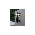 Applique ext�rieure solaire luxor avec d�tecteur de mouvements noir