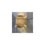 Applique luminaire en lin naturel - Applique luminaire en lin naturel -