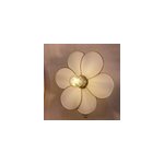 Applique murale flora coton blanc et Applique murale flora coton blanc et