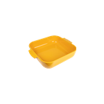 Appolia plat four c�ramique carr� jaune