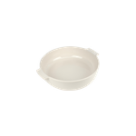 Appolia plat four cramique rond cru