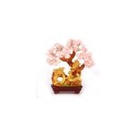 Arbre dragon en quartz rose