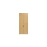 Armoire dressing avec 2 penderies finition bois chne l90 cm garence