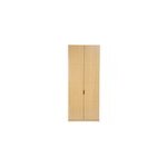 Armoire dressing avec penderie finition bois chne l90 cm garence