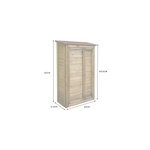 Armoire de rangement en bois lisboa