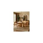 Aro - lot de 2 chaises de salle � manger en bois massif de teck