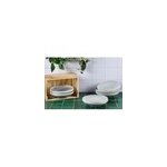 Assiette creuse 20cm - gris lune