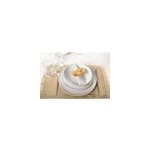 Assiette creuse blanche 18. 7cm - lot de 6