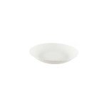 Assiette creuse blanche flora