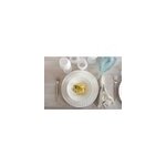 Assiette creuse blanche lilia - lot de 6