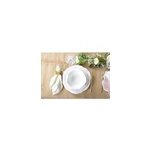 Assiette creuse blanche en mlamine - lot de 6