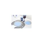 Assiette creuse bleue en porcelaine - lot de 6