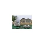Assiette creuse - gris bton