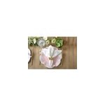 Assiette  dessert rose en mlamine - lot de 6