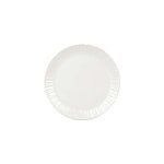 Assiette plate blanche flora Assiette plate blanche flora