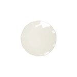 Assiette plate blanche rosa