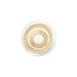 Assiette plate dore en verre - soleil