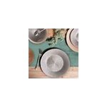 Assiette plate glitter 28 cm x6