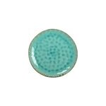 Assiette plate verte