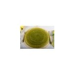 Assiette plate verte 28cm - citron - lot de 6