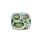 Assiette plateau  compartiments dinosa