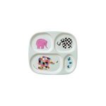 Assiette plateau  compartiments elmer