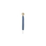 Attache sucette gaze pierre bleue