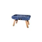 Baby - foot onyx bleu mat - pieds chene