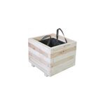 Bac � fleurs en bois l bardane