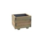 Bac � fleurs carr� en bois first