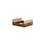 Bac  sable en bois avec bancs ella axi