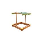 Bac  sable en bois lily + toit parasol