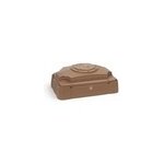Bac � sable marron avec couvercle