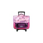Bagtrotter cartable à roulettes 38 cm phileas rose zèbre Bagtrotter cartable à roulettes 38 cm phileas rose zèbre