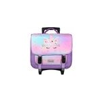 Bagtrotter cartable à roulettes 38 cm phileas violet licorne Bagtrotter cartable à roulettes 38 cm phileas violet licorne