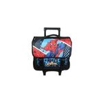 Bagtrotter cartable  roulettes 38 cm spider - man bleu