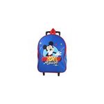 Bagtrotter - mickey - sac à dos scolaire à roulettes - bleu - garçon - 1 Bagtrotter - mickey - sac à dos scolaire à roulettes - bleu - garçon - 1
