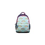Bagtrotter sac  dos 2 compartiments phileas arc en ciel bleu - le plus