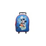 Bagtrotter sac à dos à roulettes 31 cm disney mickey bleu Bagtrotter sac à dos à roulettes 31 cm disney mickey bleu