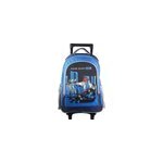 Bagtrotter sac  dos  roulettes poivre blanc bleu skateur