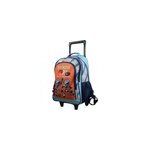 Bagtrotter sac  dos  roulettes poivre blanc robots orange