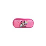 Bagtrotter trousse scolaire 2 compartiments disney minnie rose arc en ciel