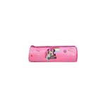 Bagtrotter trousse scolaire ronde disney minnie rose arc en ciel
