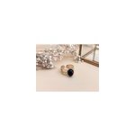 Bague ajustable dor agate