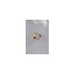 Bague ajustable esprit vintage avec pierre naturelle - audrey Bague ajustable esprit vintage avec pierre naturelle - audrey