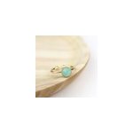 Bague ajustable plaqué or - amazonite Bague ajustable plaqué or - amazonite