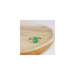 Bague amazonite ovale bijoux pour femme