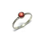 Bague ax grenat rhodolite taille 50
