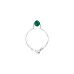 Bague malachite & argent 925 (54)